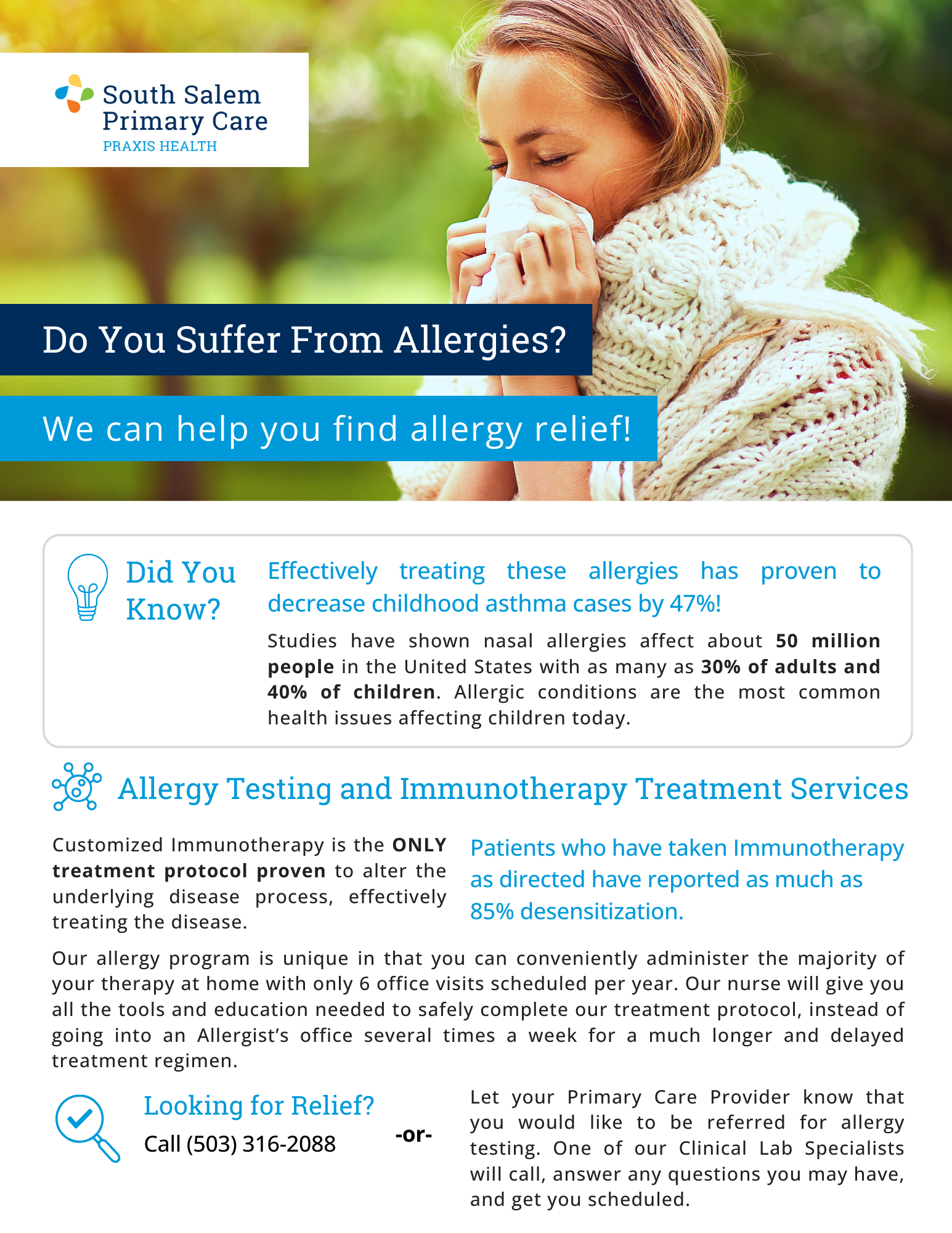 We Offer Allergy Testing and Immunotherapy Treatment Services | South ...